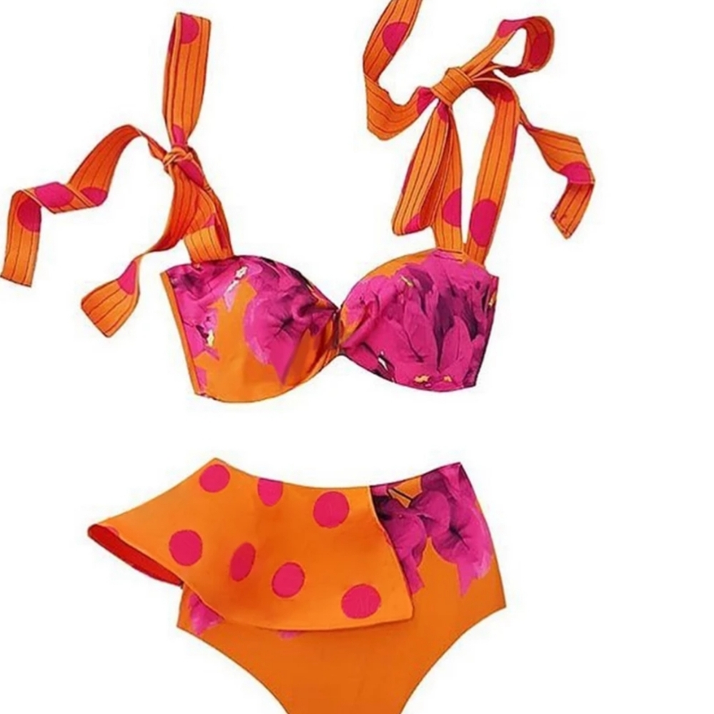 Pink n Orange Bikini 👙